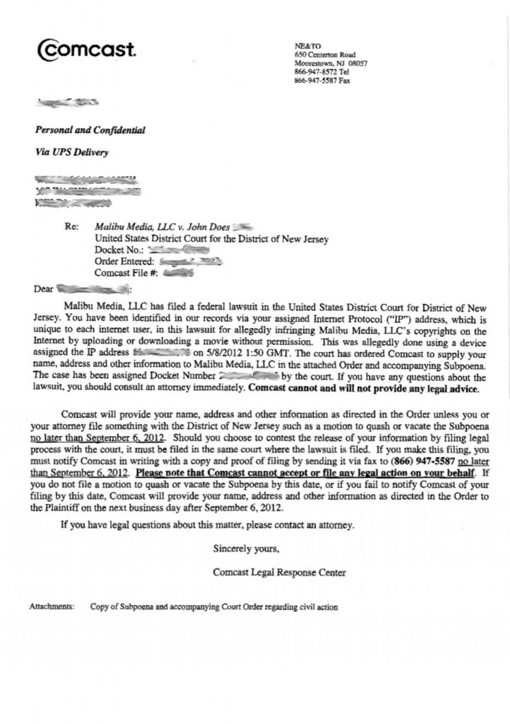 Sample Letter Threatening Legal Action from rosenblumlaw.com