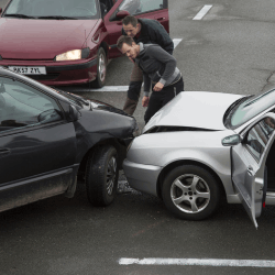 multiple cars in an accident