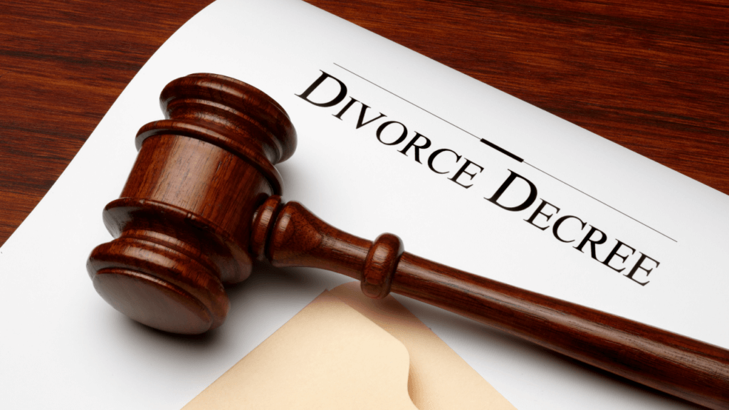 Appealing a divorce decree.
