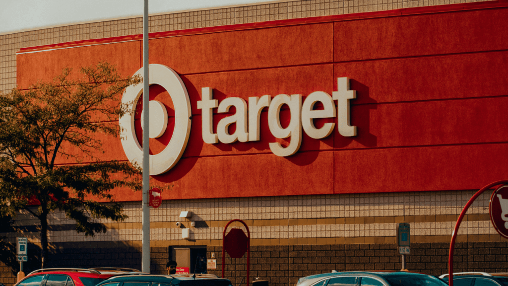 Facade of a Target store
